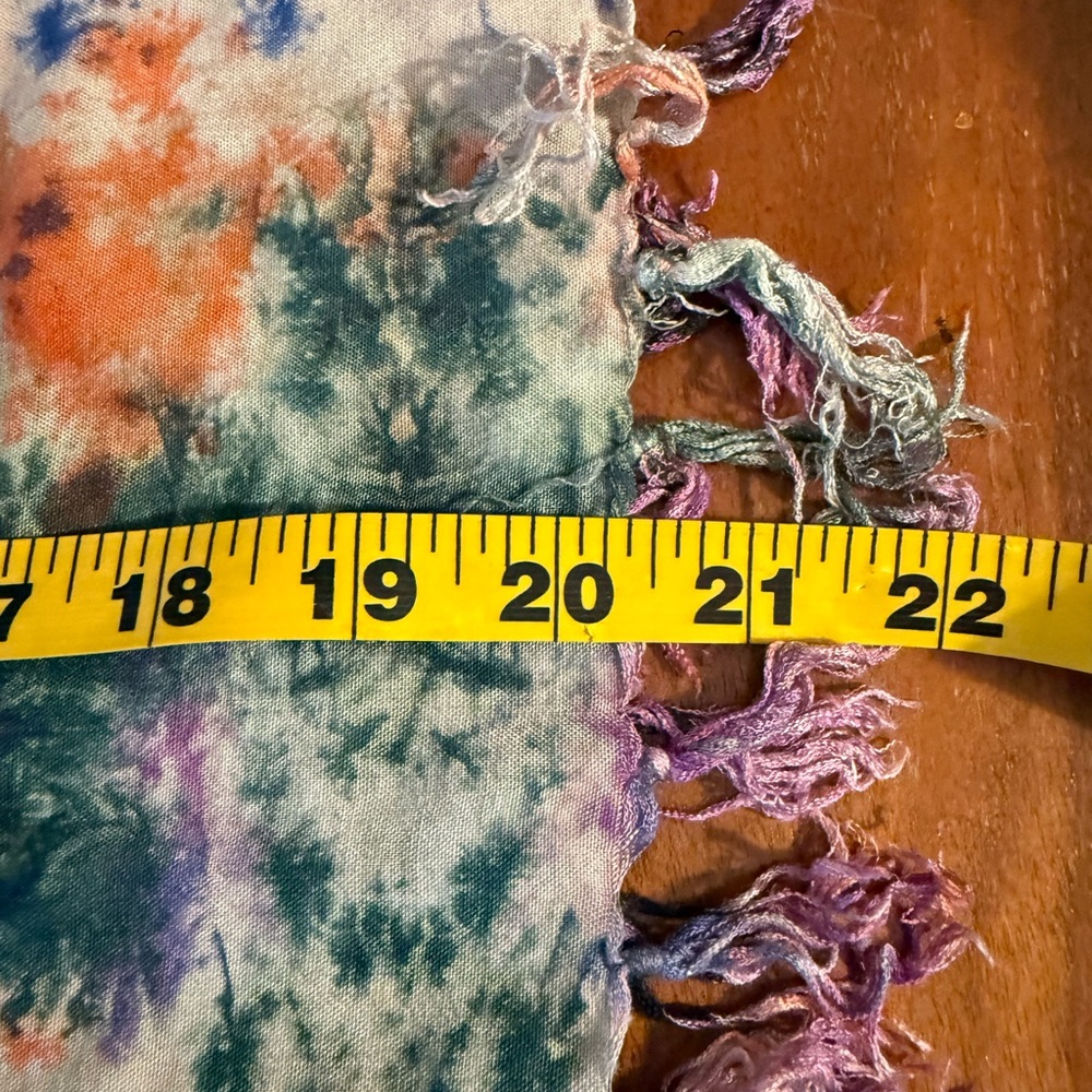 Multicolor Patterned Scarf 🎃 - Picture 7 of 7